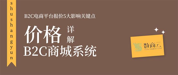 b2c商城开发价格详尽,b2c电子商务系统提供5大影响关键点-随商电商平